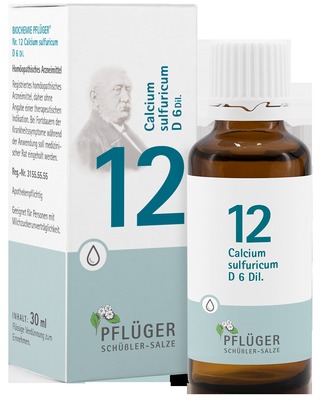 Schüßler-Salz Nr. 12 Calcium sulfuricum D6 30 ml Tropfen