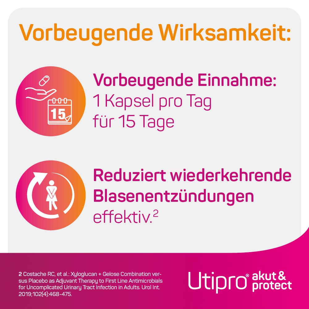 Utipro akut & protect 30 St Hartkapseln