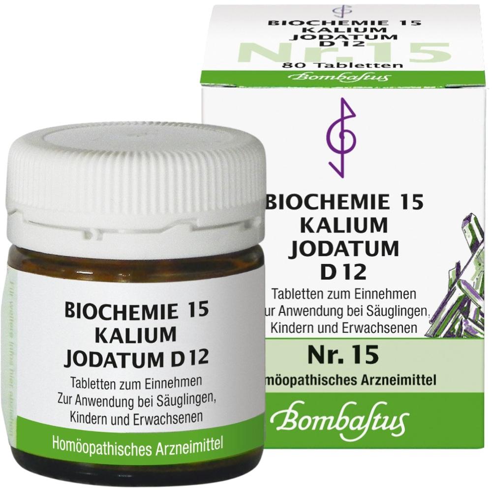 BIOCHEMIE 15 Kalium jodatum D 12 Tabletten 80 St Tabletten