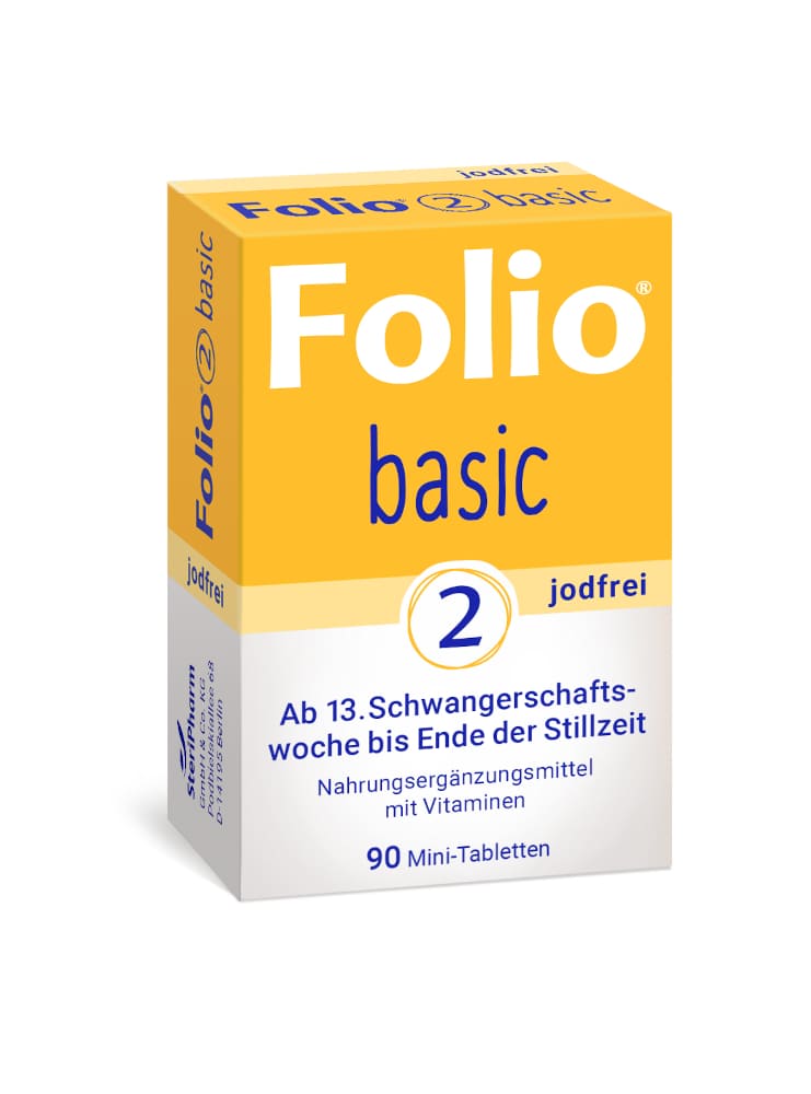 Folio 2 basic jodfrei 90 St Filmtabletten