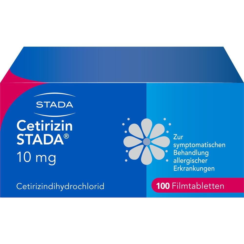 Cetirizin STADA 10 mg 100 St Filmtabletten