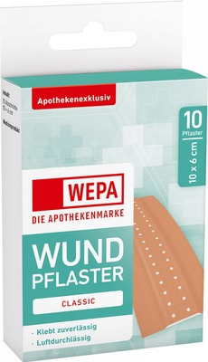WEPA WUNDPFLSTER CLASSIC 10x6cm 1 St Pflaster