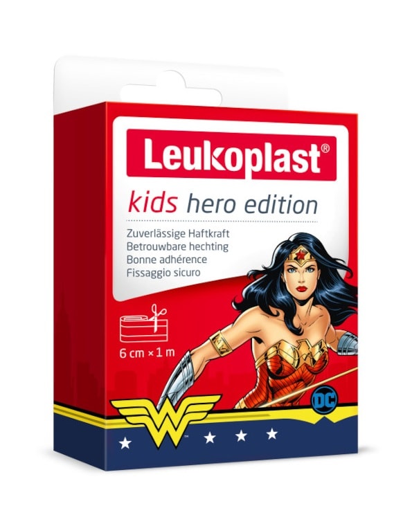 Leukoplast Kids Hero Wonder Woman 6cmx1m  1 St Pflaster