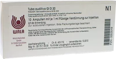 Tuba auditiva GL D30 10X1 ml Ampullen