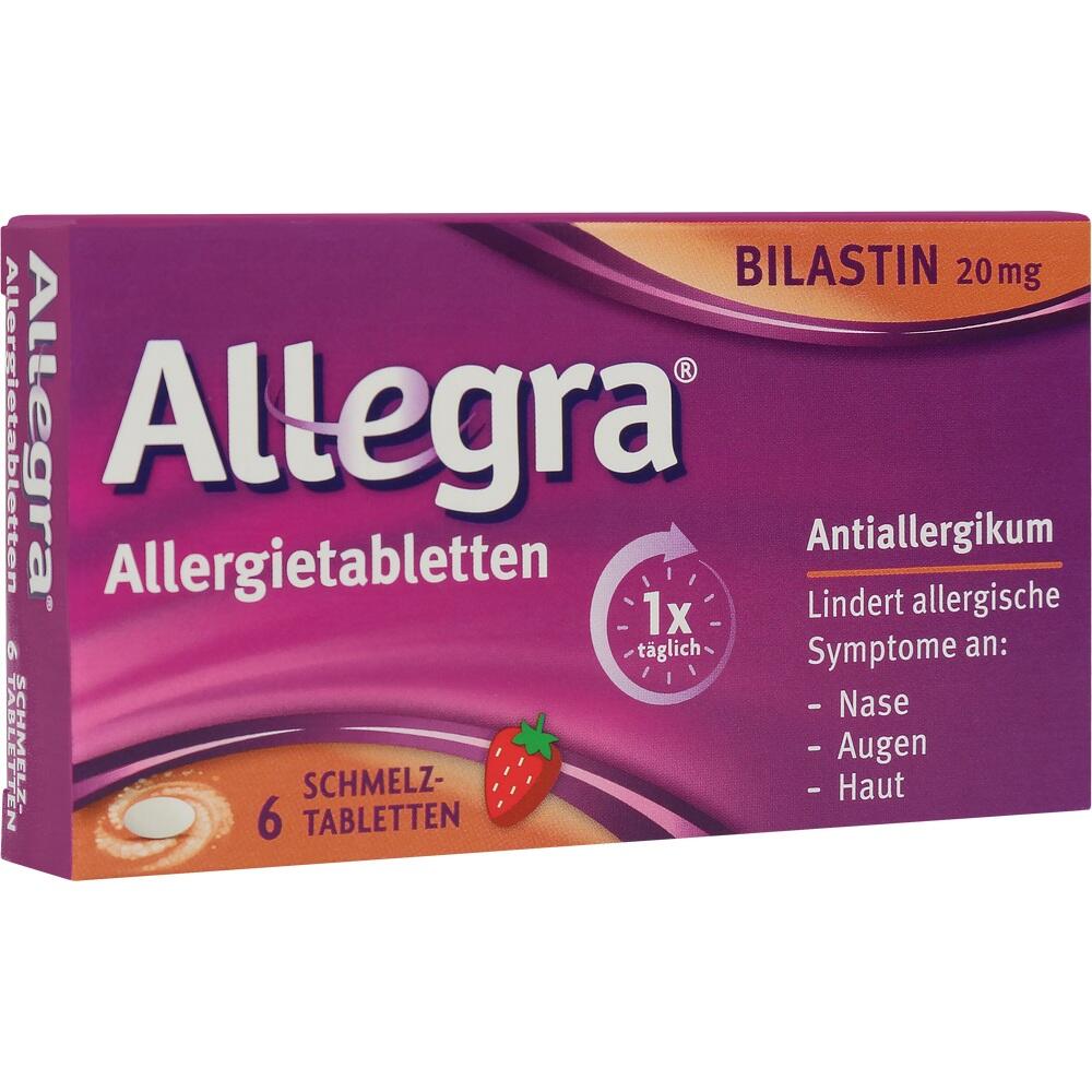 Allegra Allergietabletten  6 St Schmelztabletten