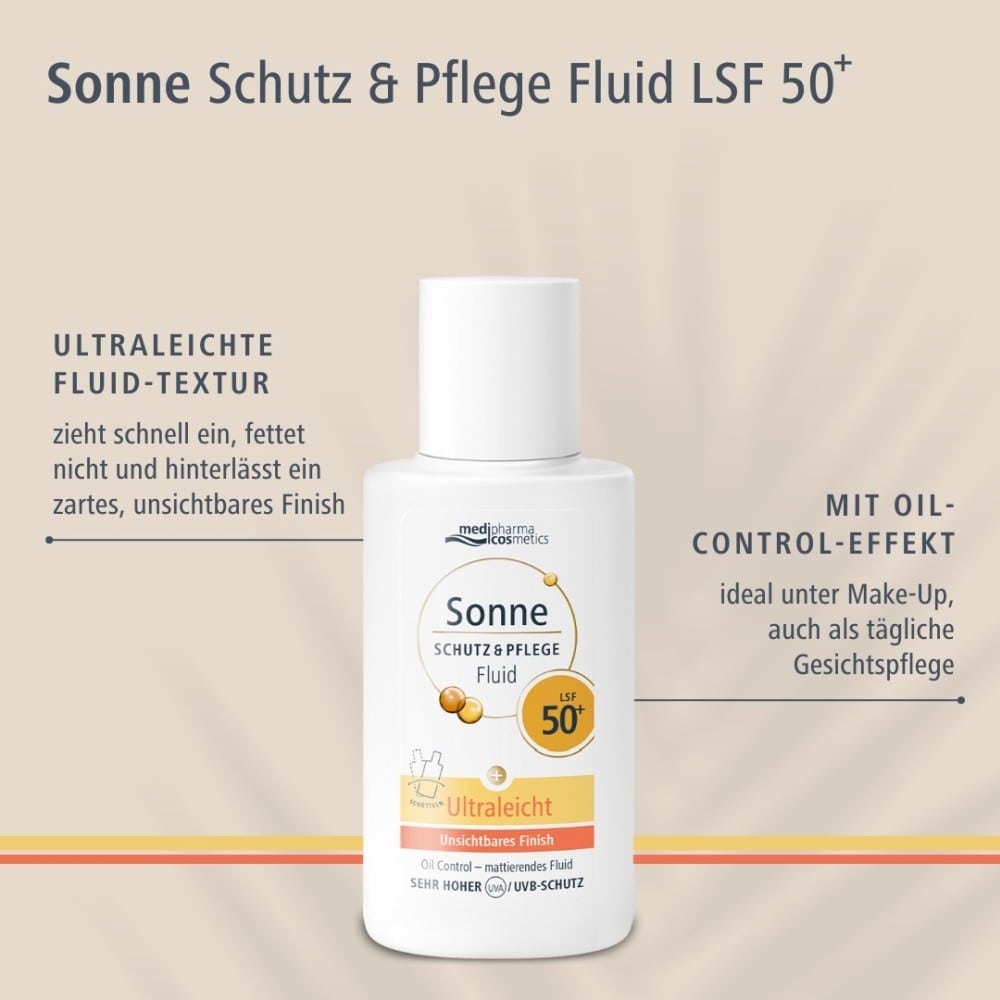 SONNE Schutz & Pflege Fluid Ultraleicht LSF 50+ 50 ml Lotion