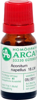 ACONITUM NAPELLUS LM 18 Dilution 10 ml Dilution