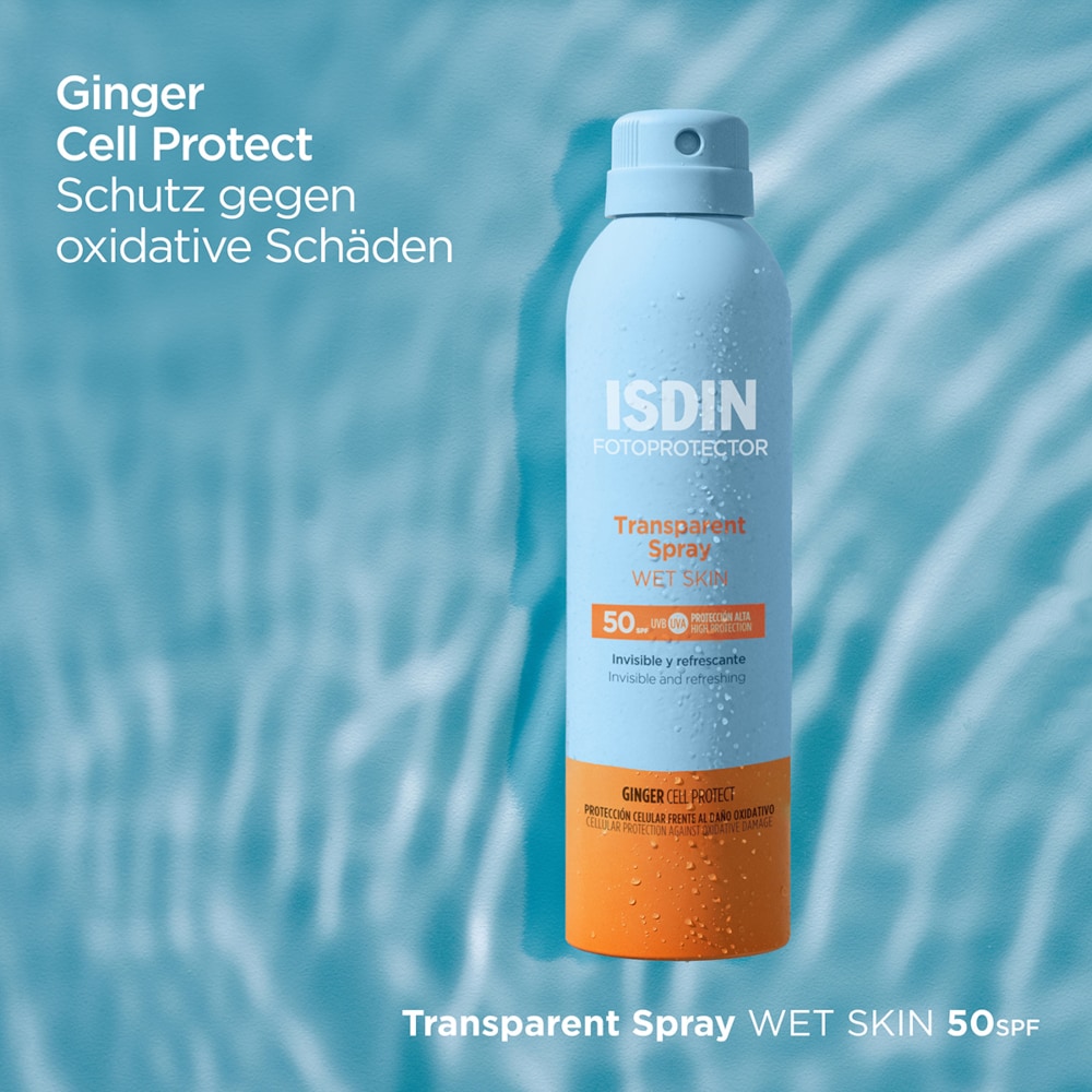 ISDIN Fotoprotector Transparent Spray WET SKIN LSF 50 250 ml Spray