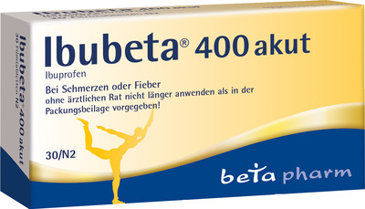 Ibubeta 400 akut 30 St Filmtabletten