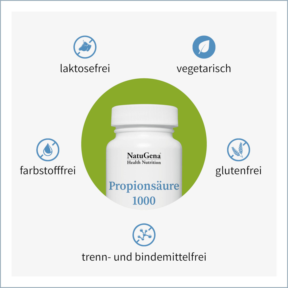NatuGena Propionsäure 1000 120 St Kapseln