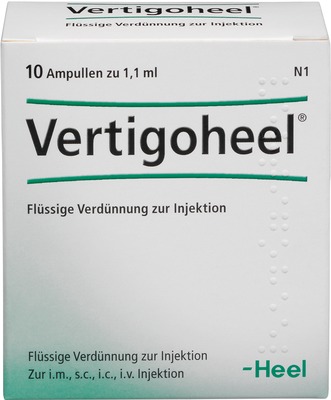 Vertigoheel bei Schwindelzuständen 10 St Ampullen