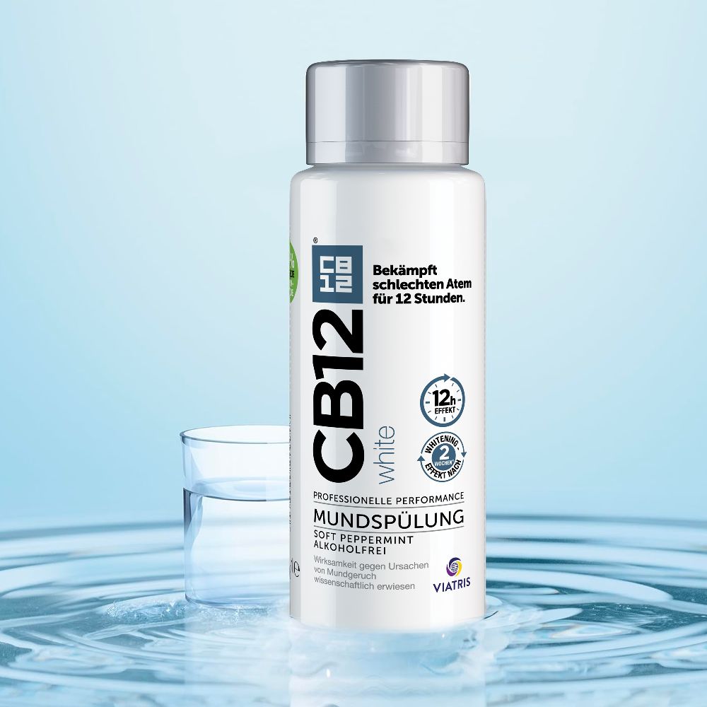 CB12 white MUNDSPÜLUNG SOFT PEPPERMINT ALKOHOLFREI 500 ml Spüllösung
