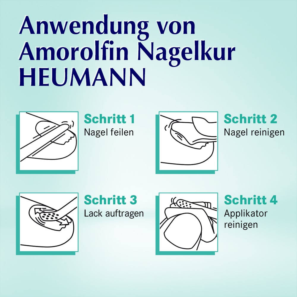 Amorolfin Nagelkur HEUMANN  3 ml Wirkstoffhaltiger Nagellack