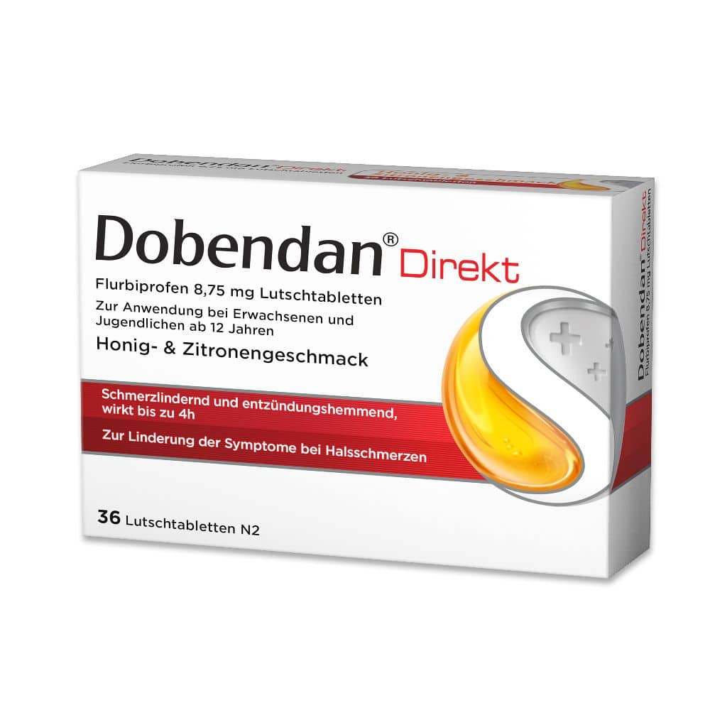 Dobendan Direkt - bei Halsschmerzen 36 St Lutschtabletten