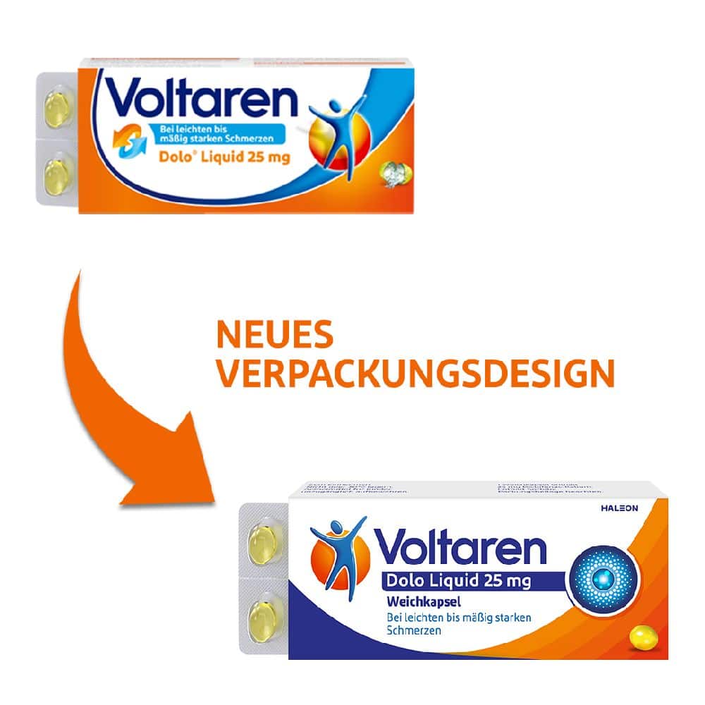 Voltaren Dolo Liquid 25 mg  20 St Weichkapseln