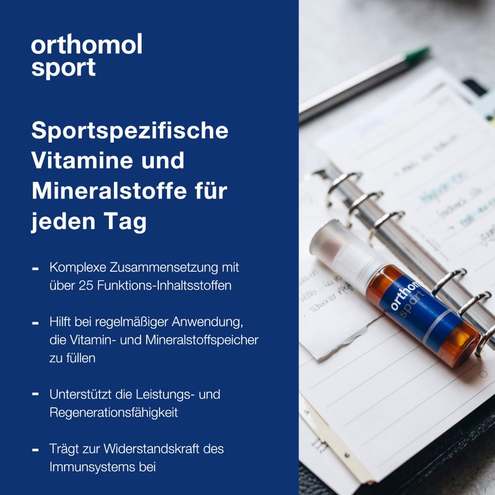 orthomol sport 30 St Trinkampullen