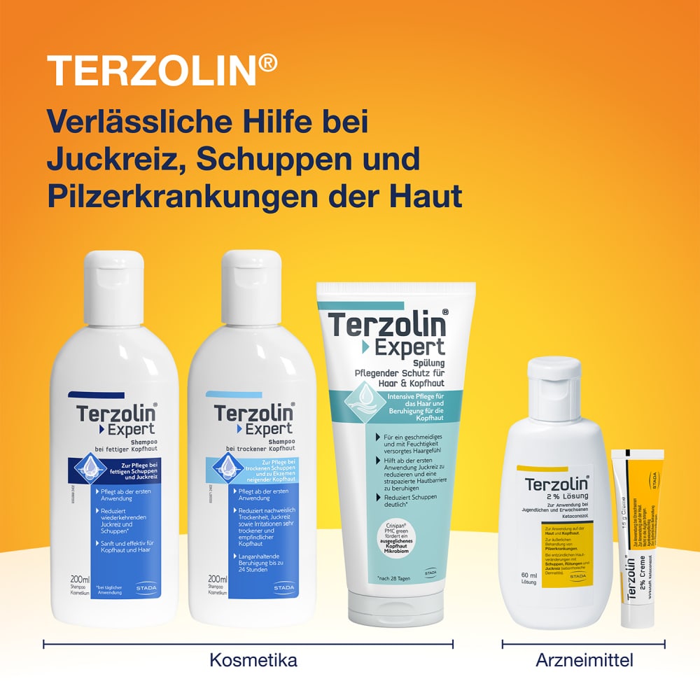 TERZOLIN Expert Schuppen-Shampoo bei fettiger Kopfhaut 200 ml Shampoo