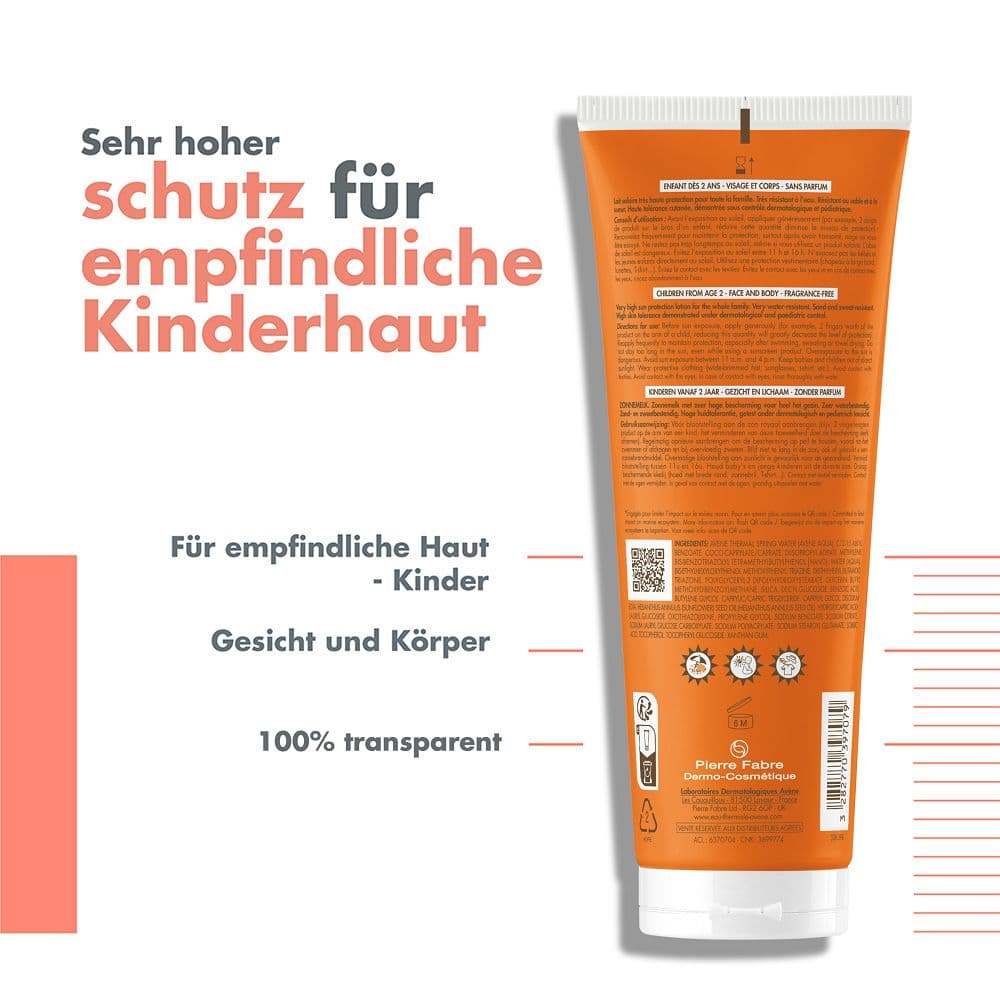 Avène Kinder-Sonnenmilch SPF 50+ + 3 € sparen* 250 ml Milch