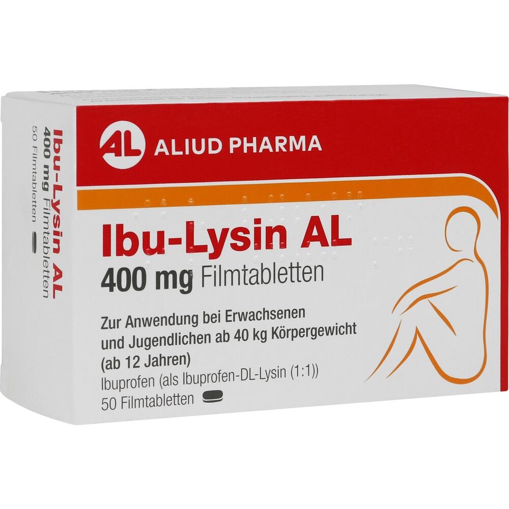 Ibu-Lysin AL 400 mg Filmtabletten bei akuten Schmerzen