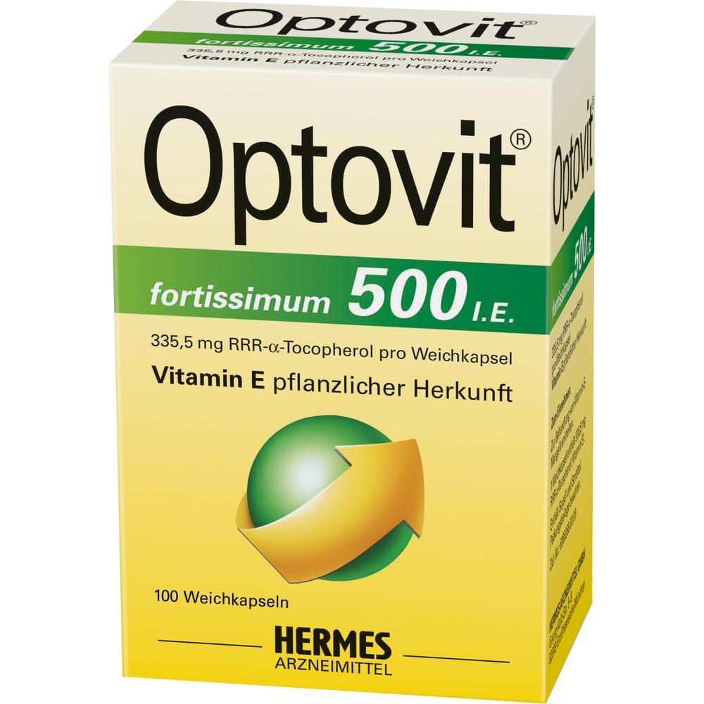 Optovit fortissimum 500 I.E. 100 St Kapseln