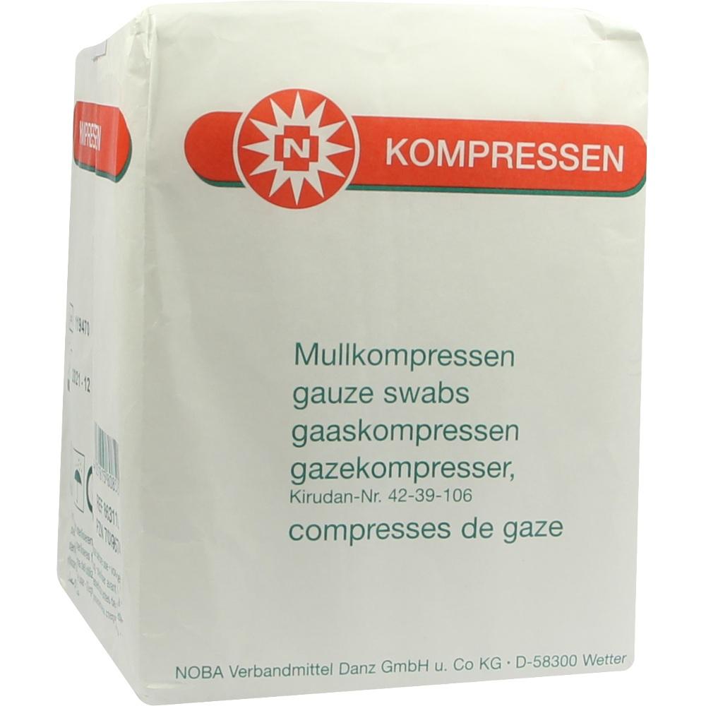 MULLKOMPRESSEN 10x10 cm unsteril 8fach 100 St Kompressen
