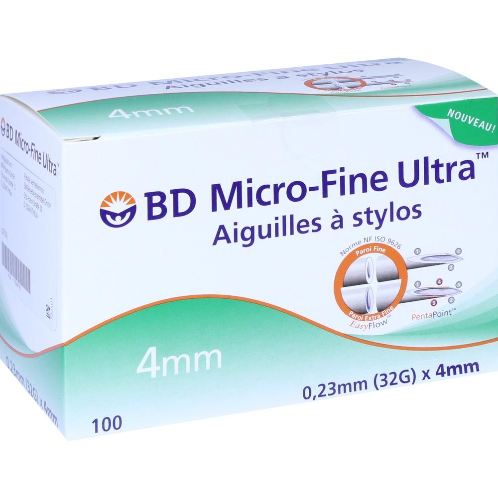BD MICRO-FINE ULTRA Pen-Nadeln 0,23x4 mm 32 G 100 St Kanüle 100 St