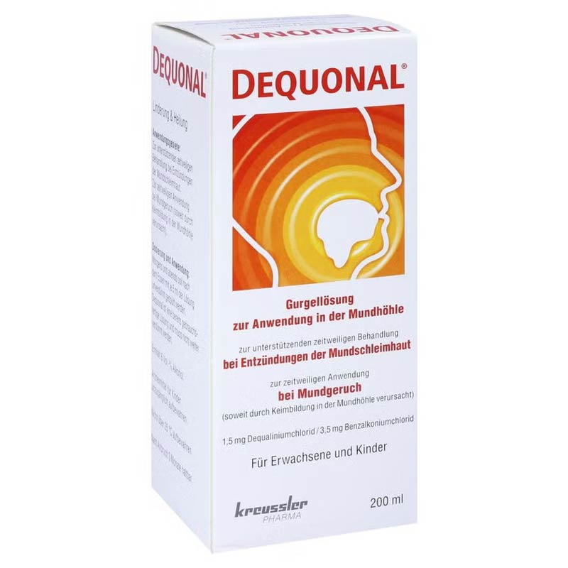 DEQUONAL Gurgellösung 200 ml Lösung