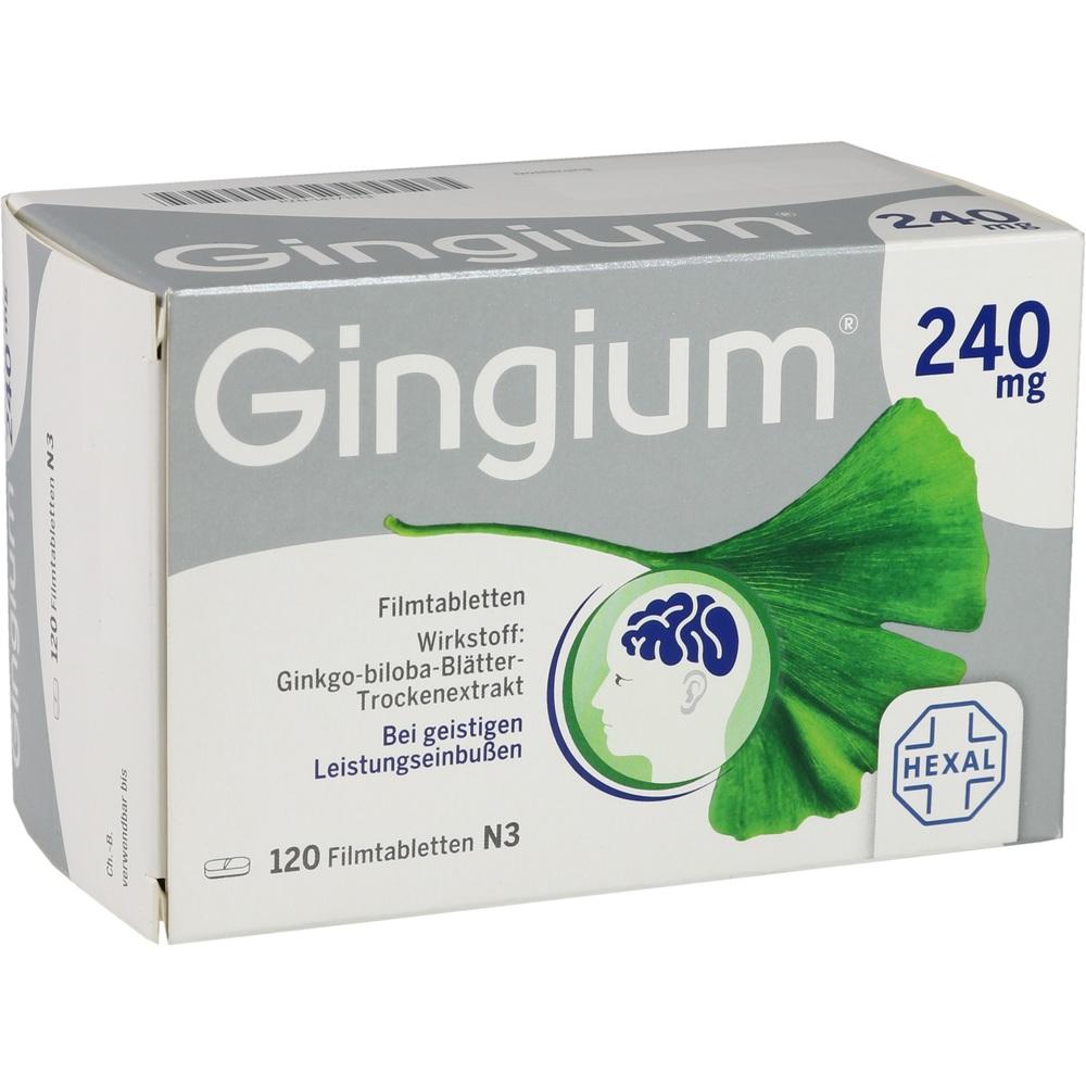 Gingium 240 mg 120 St Filmtabletten