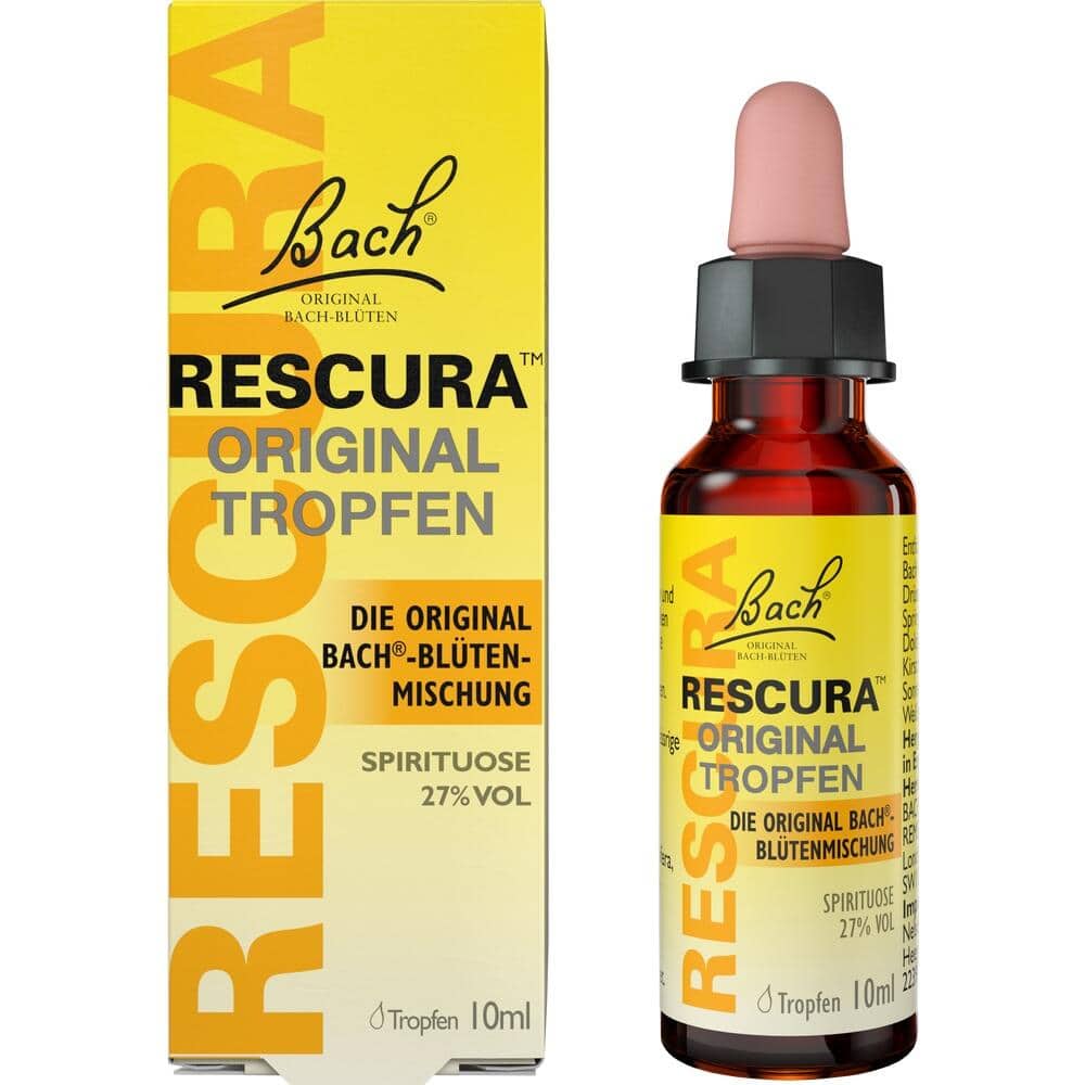 Bach RESCURA ORIGINAL TROPFEN mit Alkohol 10 ml Tropfen