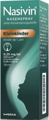 Nasivin NASENSPRAY für Kleinkinder ab 1 Jahr 10 ml Nasenspray