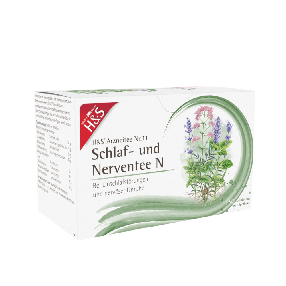 H&S Arzneitee Schlaf- und Nerventee N  20X2.0 g Filterbeutel