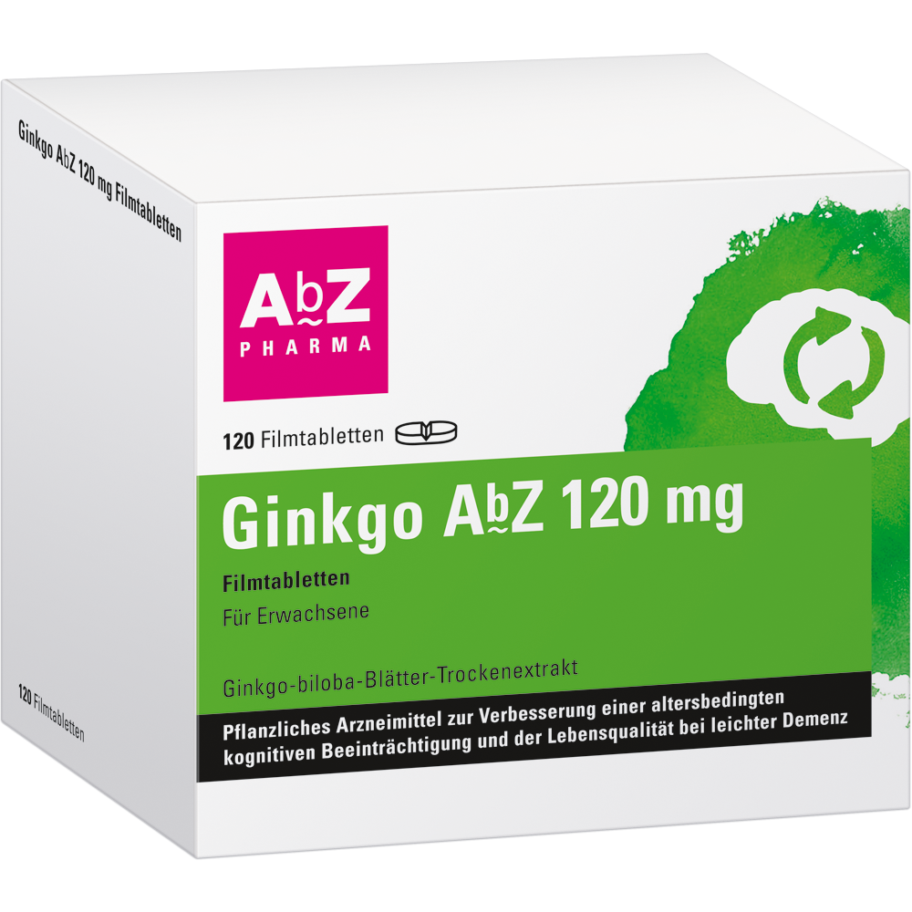 Ginkgo AbZ 120 mg 120 St Filmtabletten