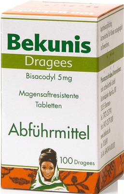 Bekunis Abführ-Dragees Bisacodyl 5mg 100 St Tabletten magensaftresistent