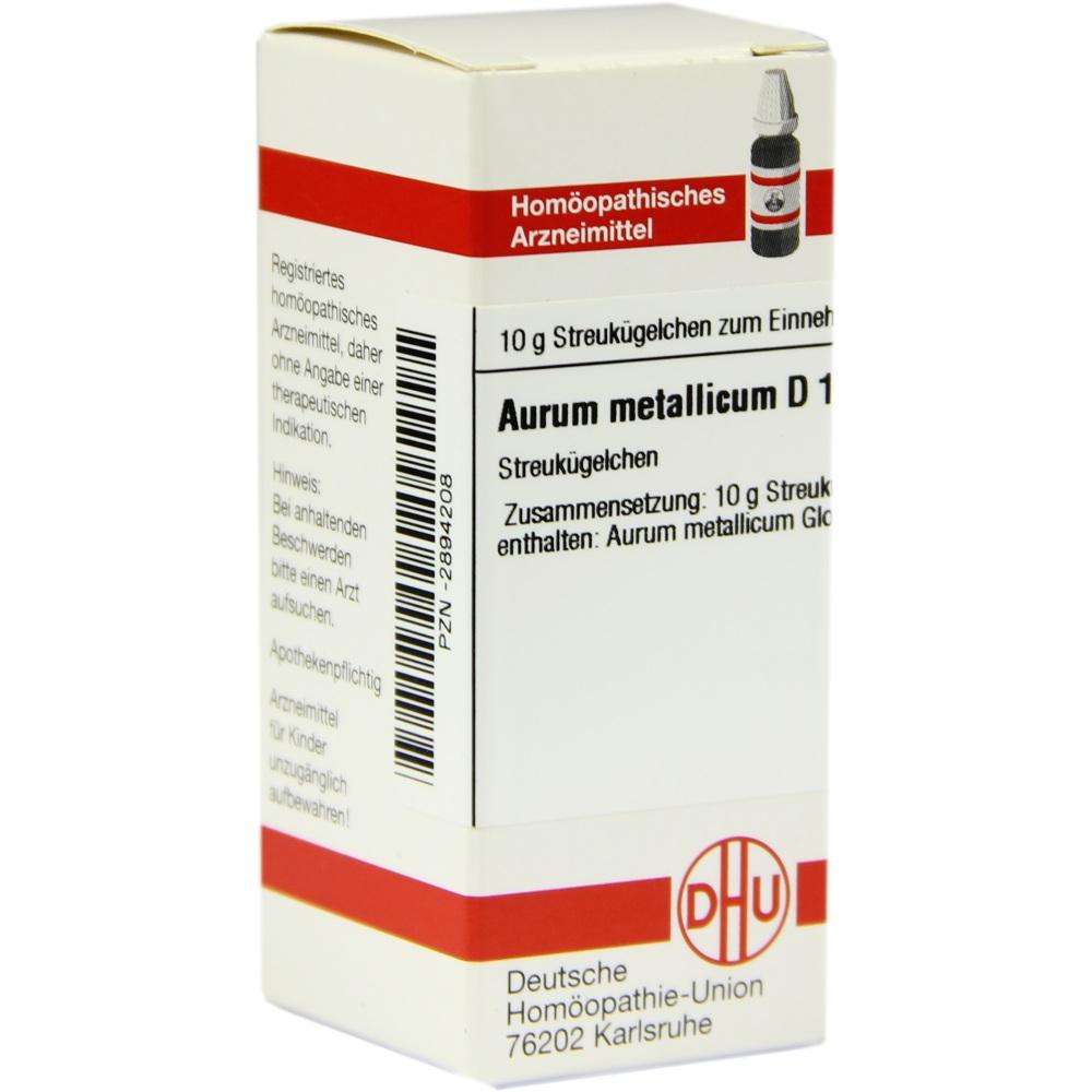 AURUM METALLICUM D 10 Globuli 10 g Globuli