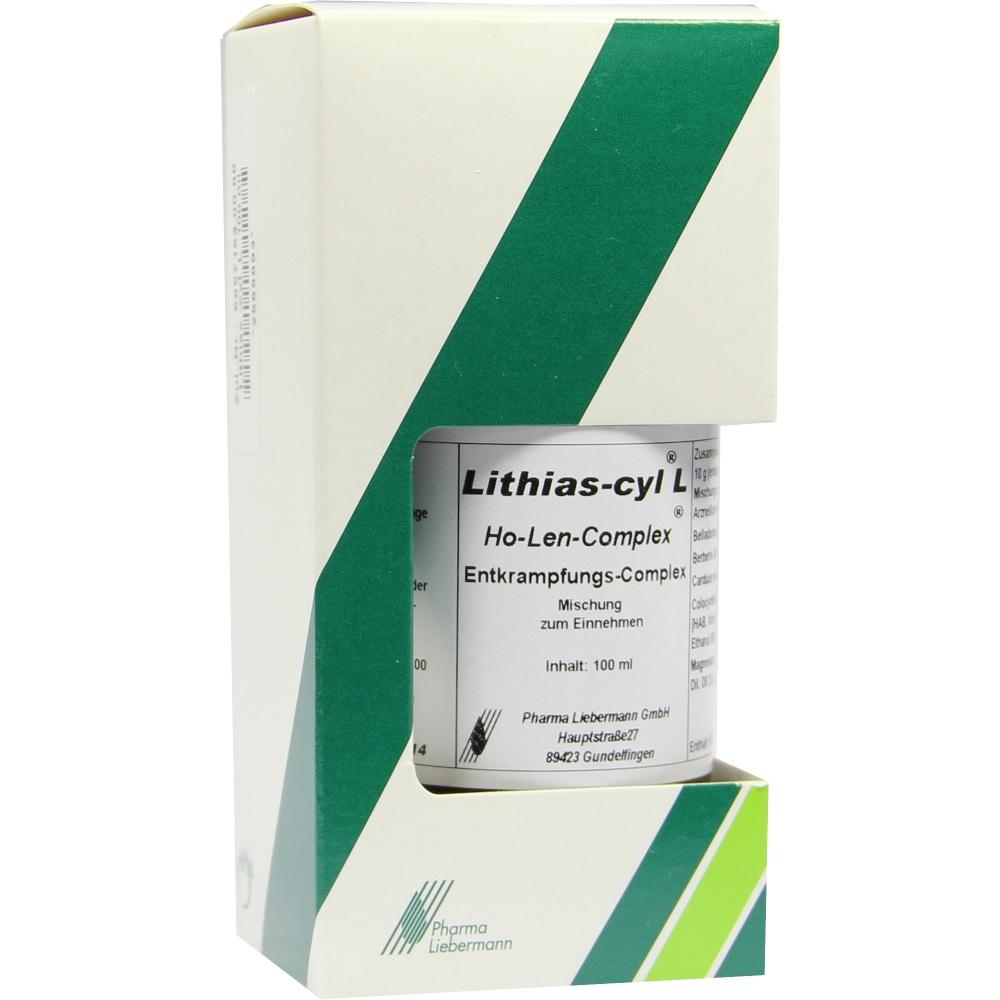 LITHIAS cyl L Ho-Len-Complex Entkrampfungskomplex 100 ml Tropfen
