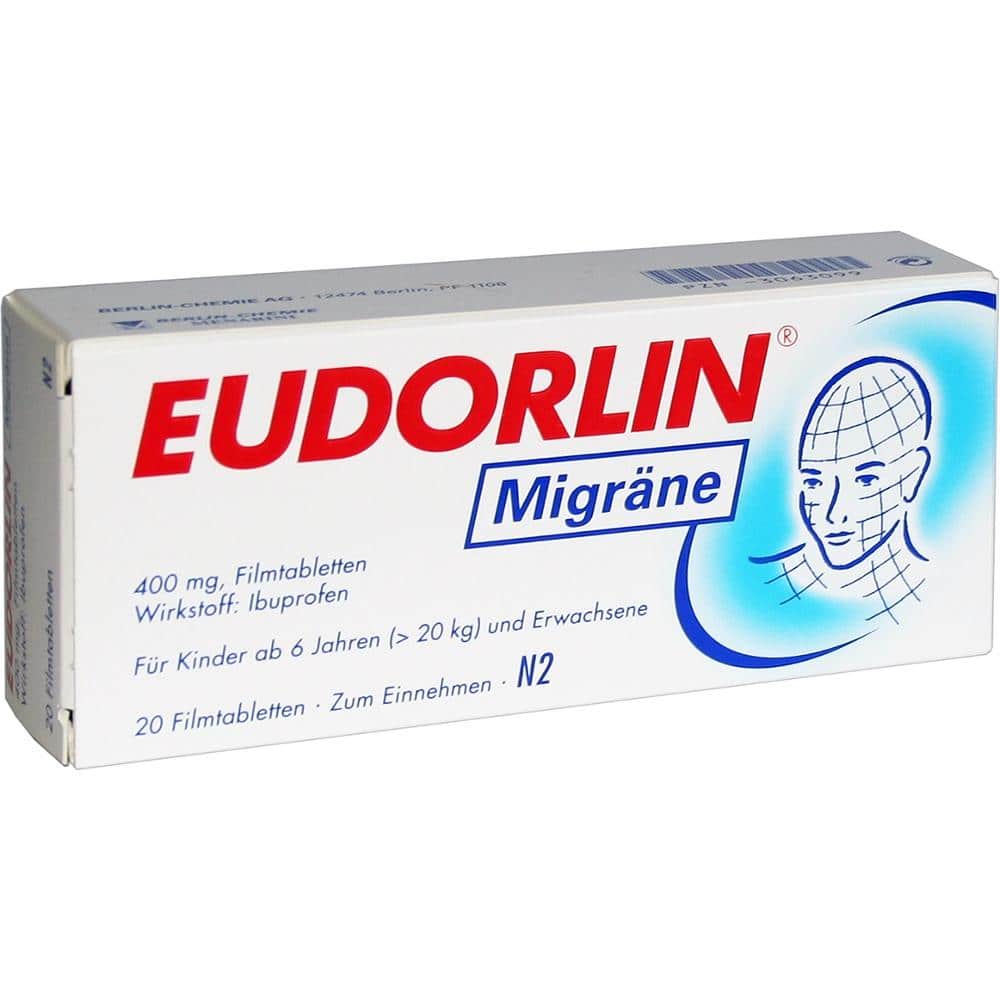 EUDORLIN Migräne 20 St Filmtabletten