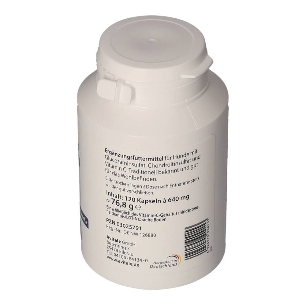 Avitale GLUCOSAMIN PLUS CHONDROITIN vet. 120 St Kapseln