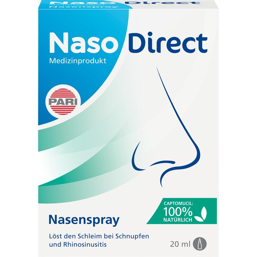 Naso Direct Nasenspray mit CAPTOMUCIL 20 ml Nasenspray
