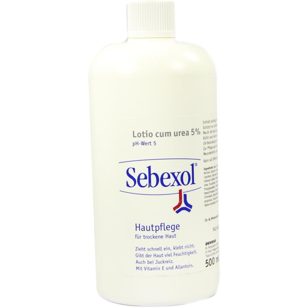 SEBEXOL Lotio cum urea 5% 500 ml Emulsion
