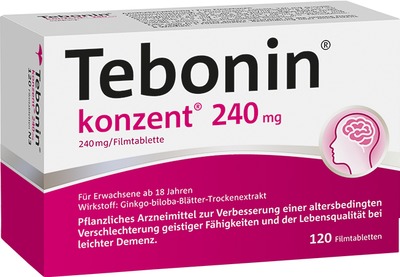 Tebonin konzent 240 mg 120 St Filmtabletten