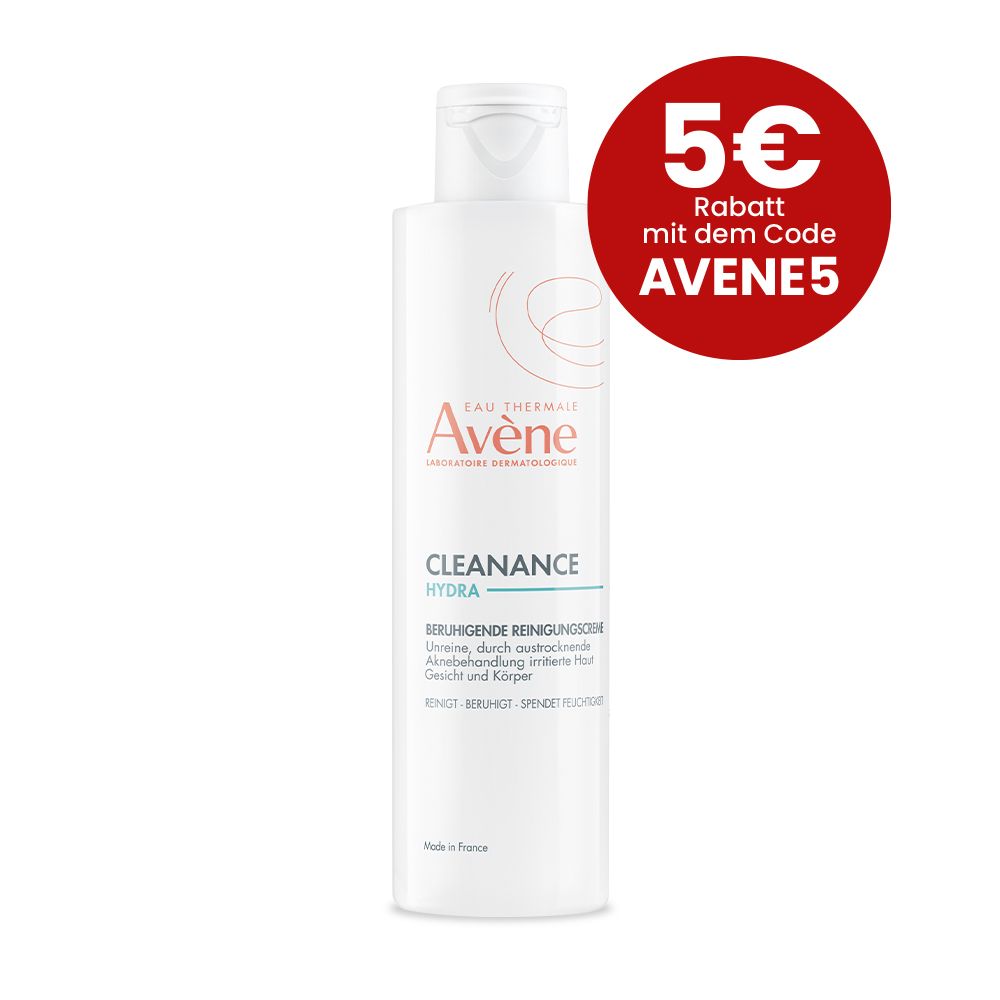 Avène Cleanance HYDRA Beruhigende Reinigungscreme + 5€ Rabatt* 200 ml Creme
