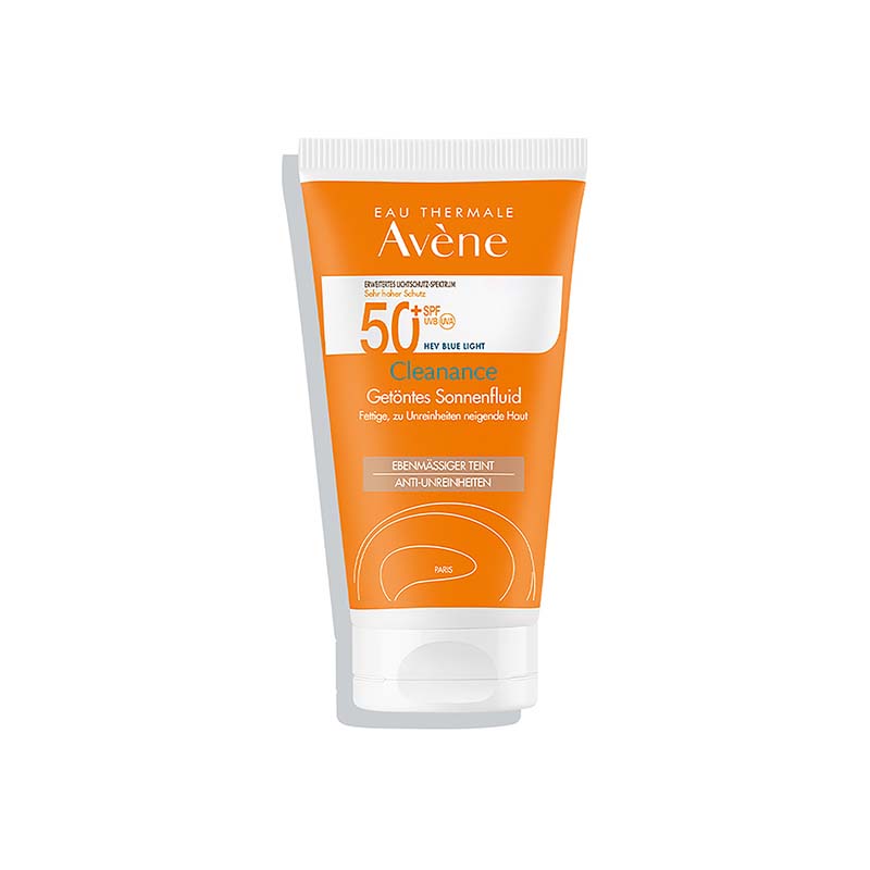 Avène Cleanance Getöntes Sonnenfluid SPF 50+ 50 ml Emulsion