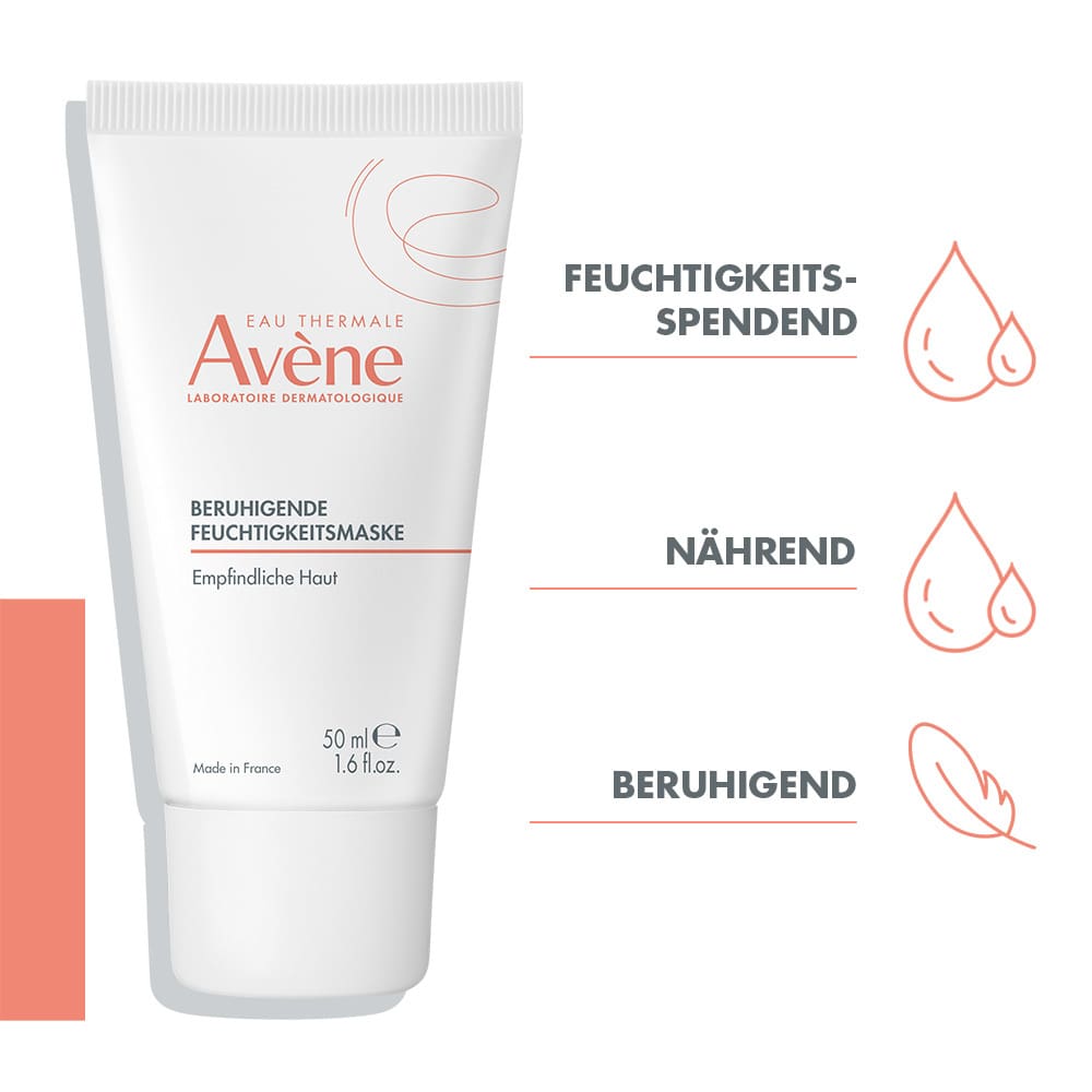 Avène BERUHIGENDE FEUCHTIGKEITSMASKE 50 ml Emulsion