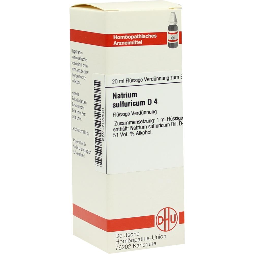 NATRIUM SULFURICUM D 4 Dilution 20 ml Dilution