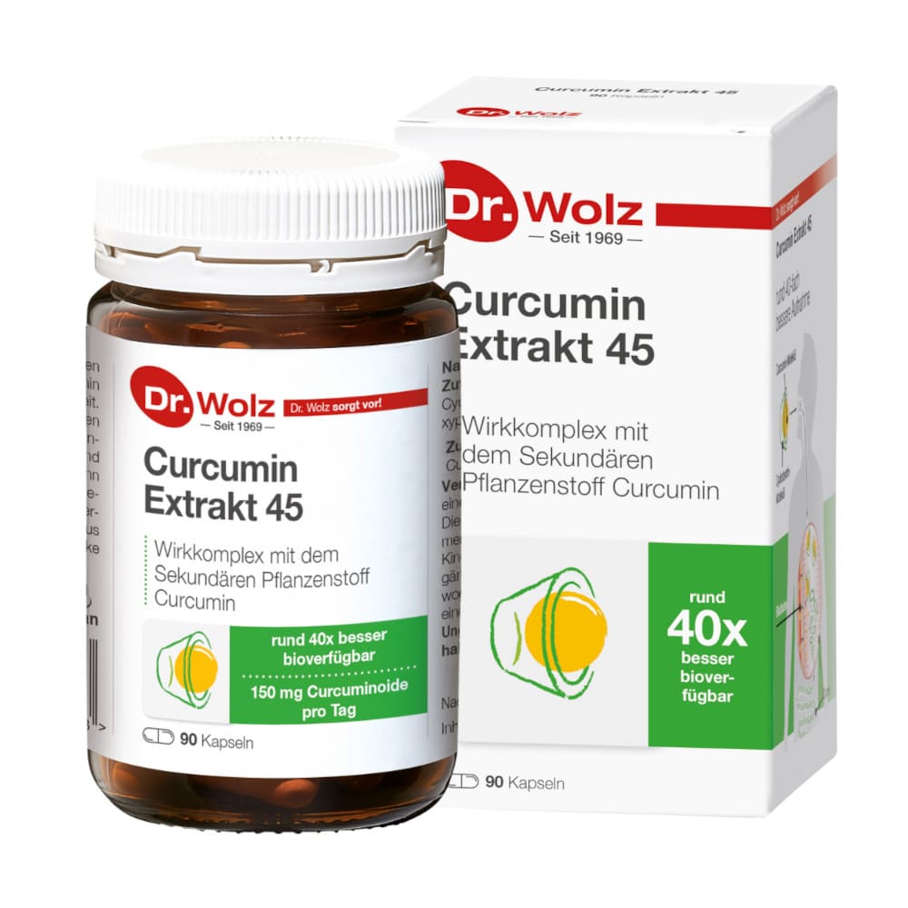 Dr. Wolz Curcumin Extrakt 45 90 St Kapseln