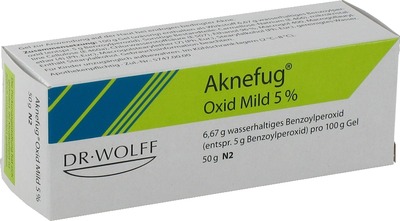 Aknefug Oxid Mild 5% Gel 50 g Gel