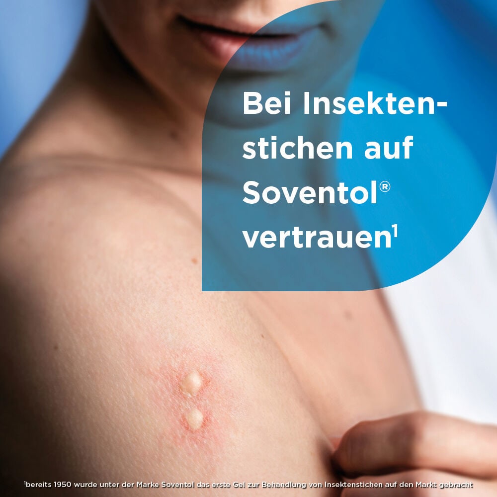 Soventol Gel bei Insektenstichen & Juckreiz auf der Haut 50 g Gel