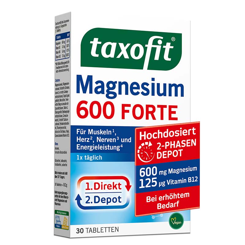 taxofit Magnesium 600 FORTE 30 St Tabletten