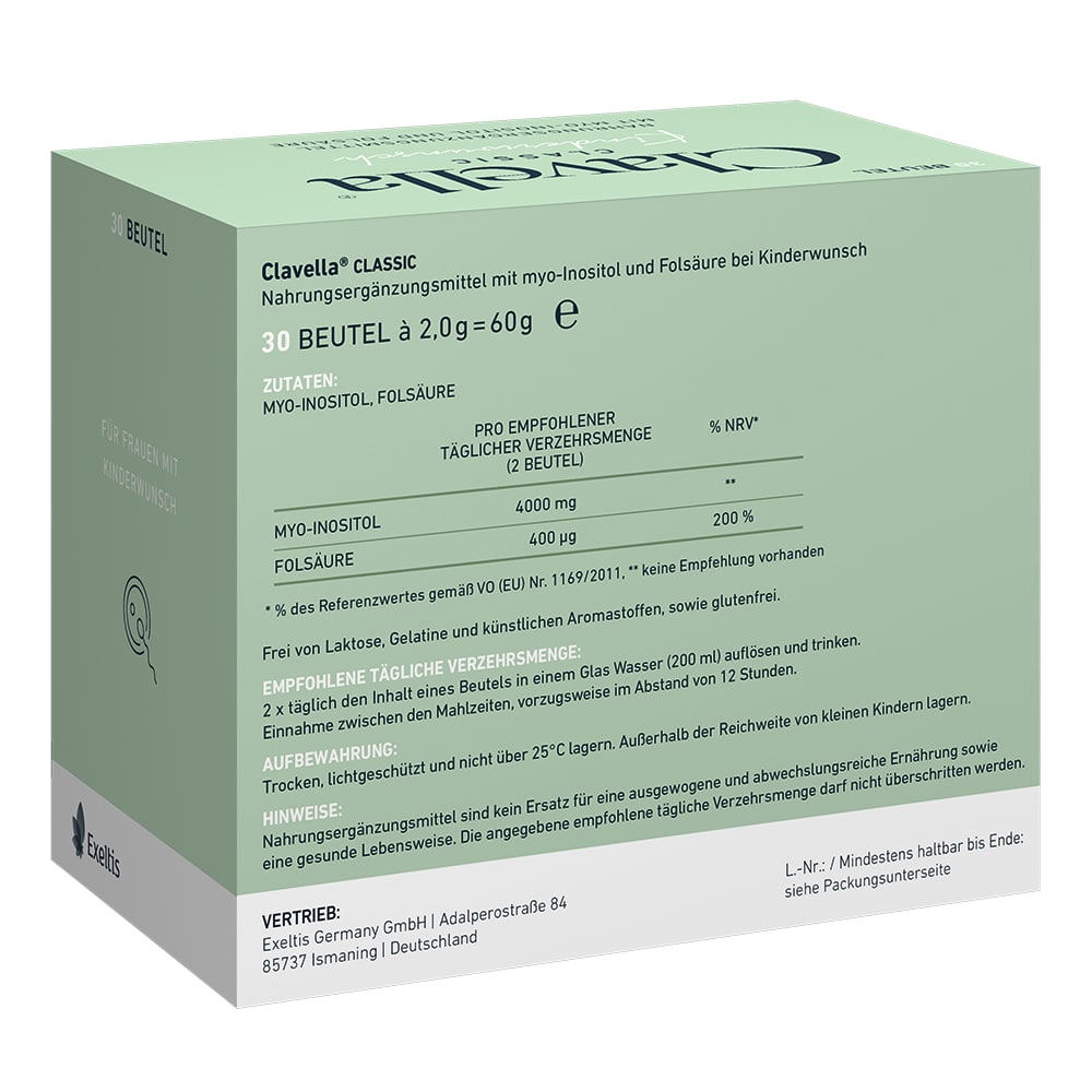 Clavella Classic Kinderwunsch  30X2 g Pulver