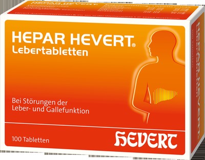 HEPAR HEVERT Lebertabletten 100 St Tabletten